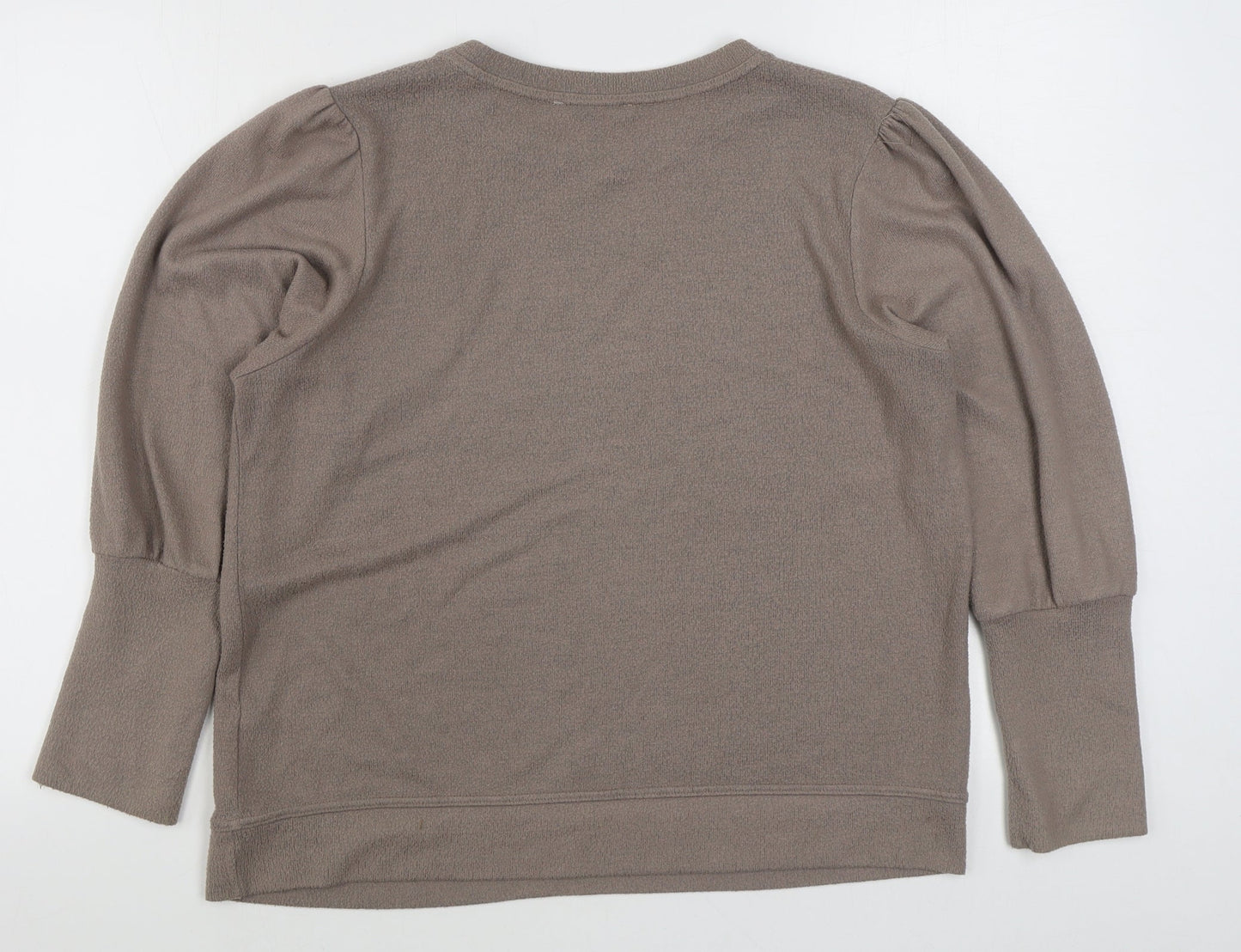 George Womens Brown  Viscose Pullover Sweatshirt Size L  Pullover