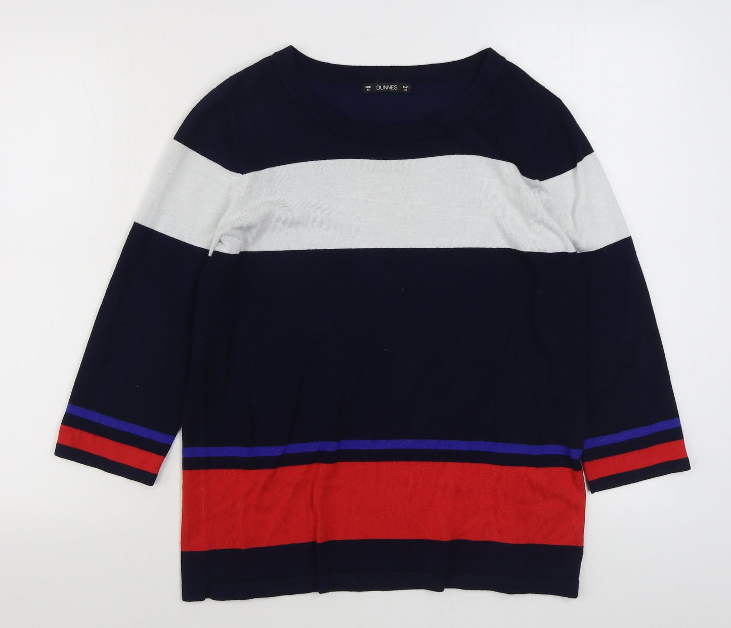 Womens UK Size M Dunnes Stores Multicoloured Pullover Jumper