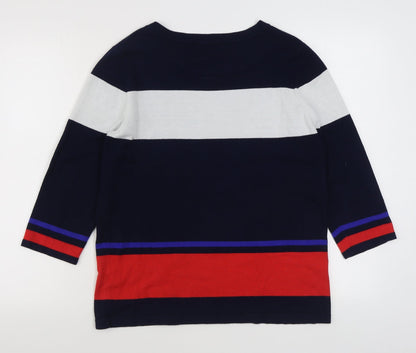 Womens UK Size M Dunnes Stores Multicoloured Pullover Jumper