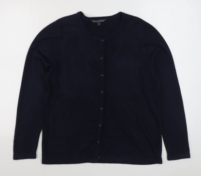 Womens UK Size 16 Bonmarché Blue Cardigan Jumper