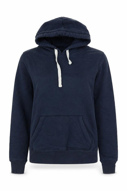 Oroton Womens Blue  Cotton Pullover Hoodie Size 10  Pullover