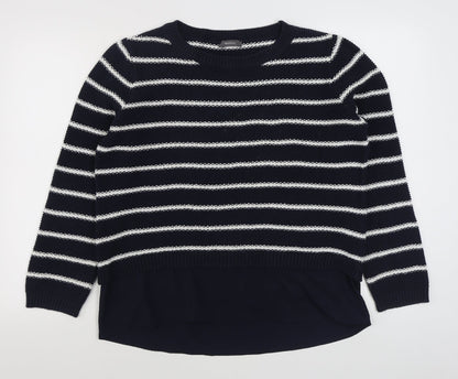 Womens UK Size M Yessica Blue Pullover Jumper