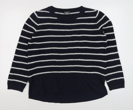 Womens UK Size M Yessica Blue Pullover Jumper