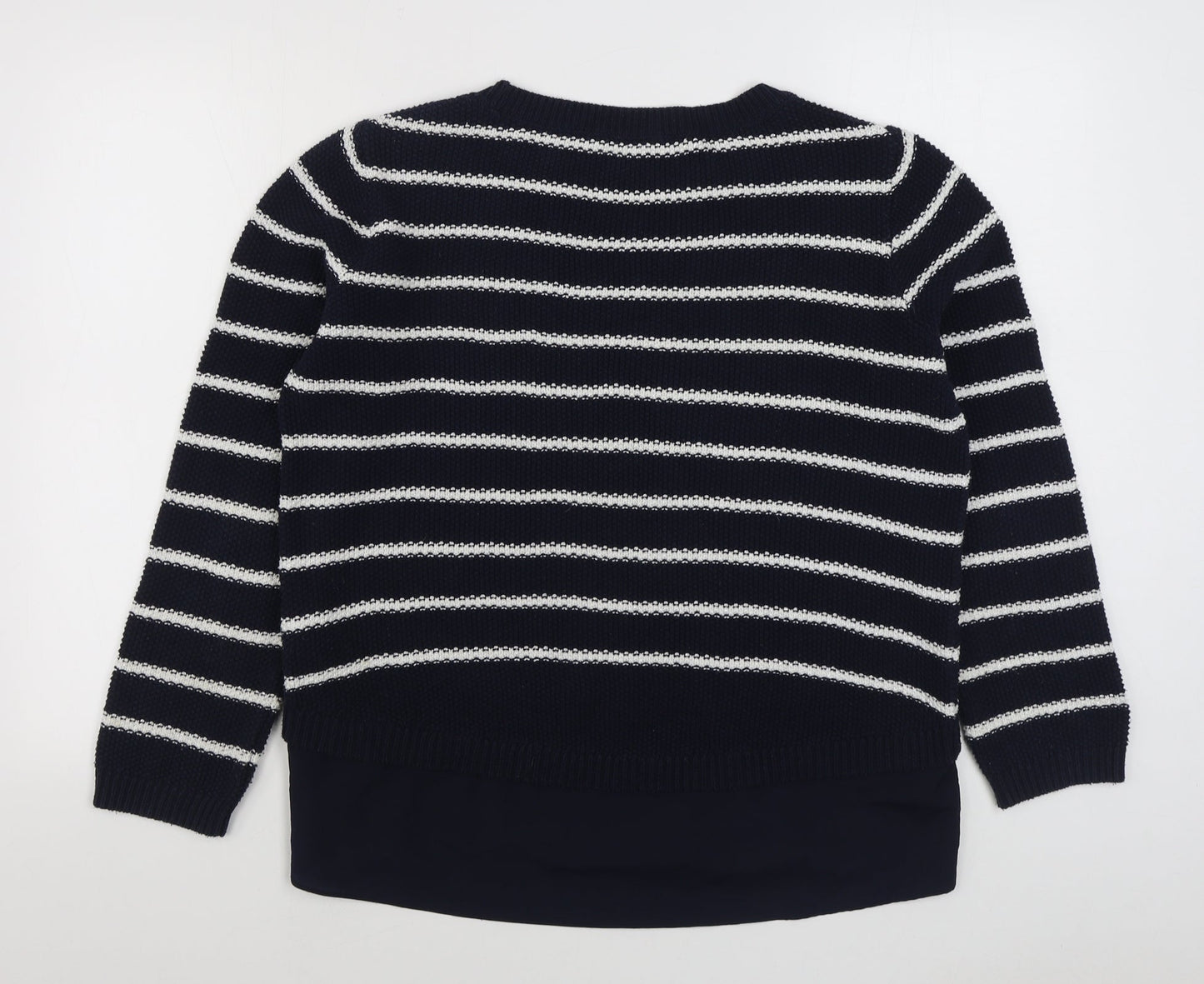 Womens UK Size M Yessica Blue Pullover Jumper