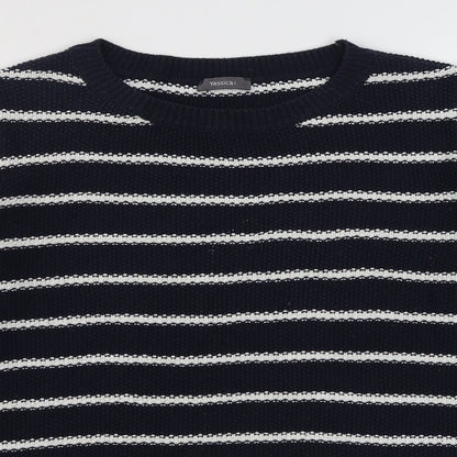Womens UK Size M Yessica Blue Pullover Jumper