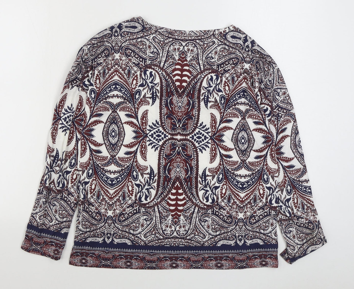 Womens UK Size 10 Marks and Spencer Multicoloured Basic Blouse