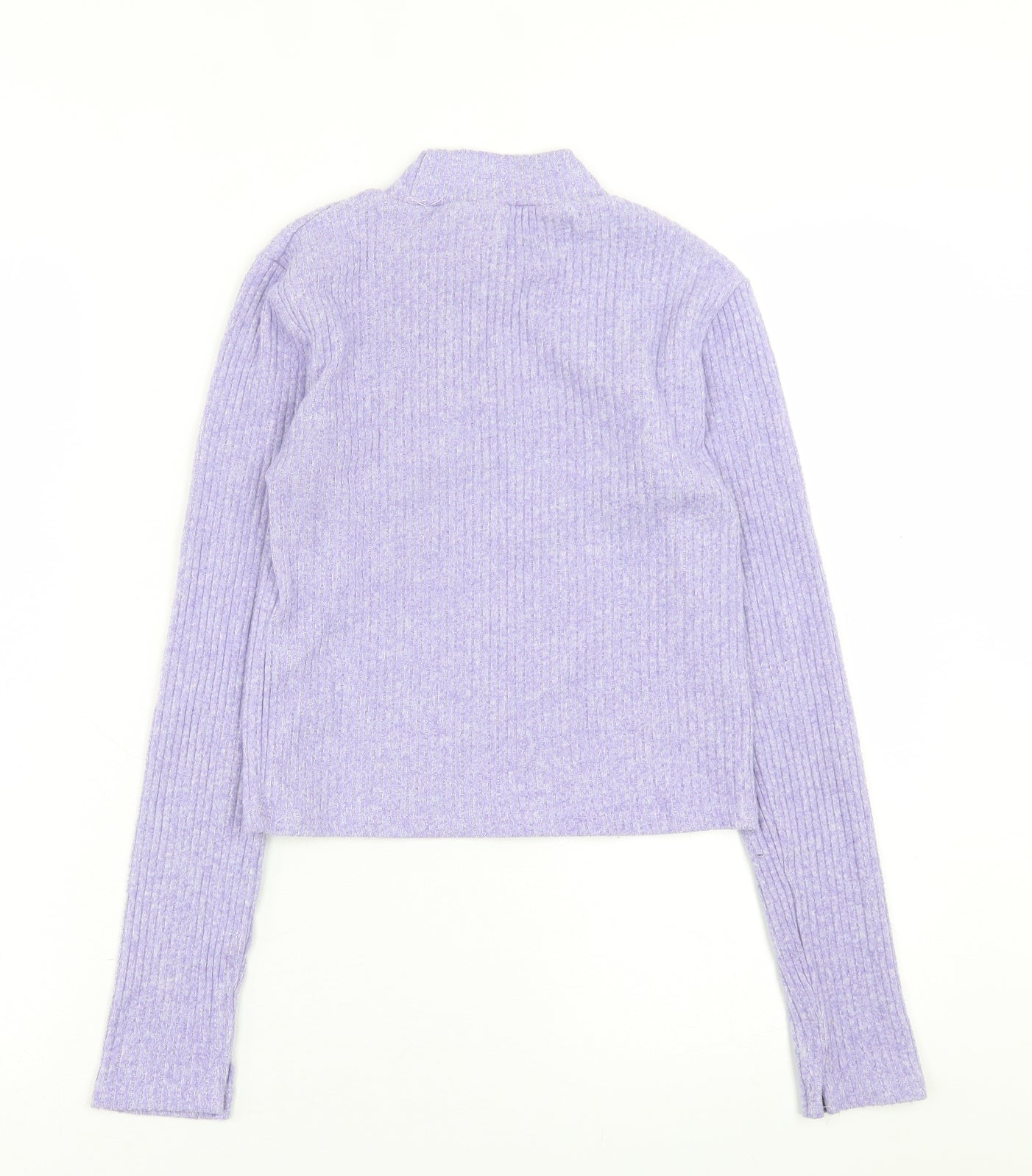 Womens UK Size S Stradivarius Purple Pullover Jumper