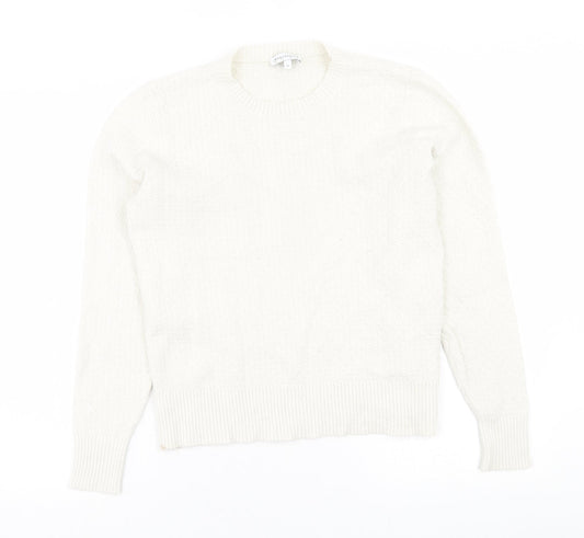 Womens UK Size 14 Warehouse White Pullover Jumper
