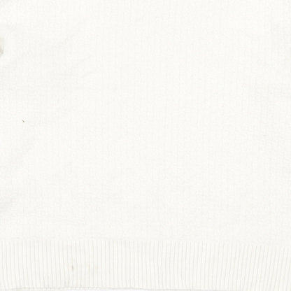 Womens UK Size 14 Warehouse White Pullover Jumper