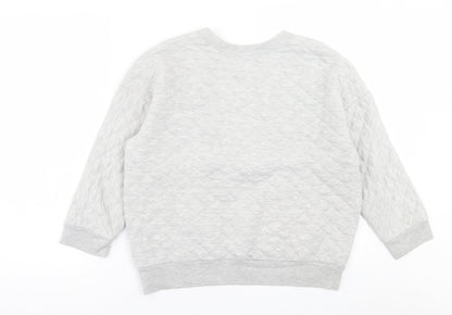 Gap Womens Grey  Polyester Pullover Sweatshirt Size S  Pullover