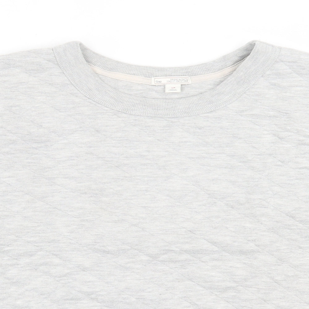 Gap Womens Grey  Polyester Pullover Sweatshirt Size S  Pullover
