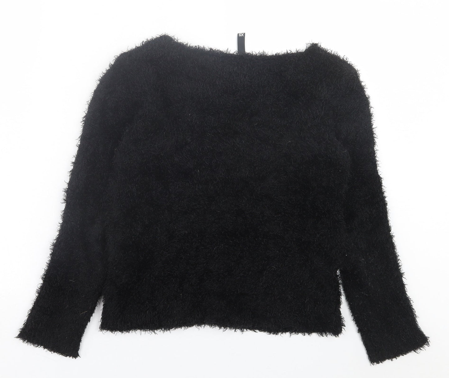 Womens UK Size XS H&M Black Pullover Jumper