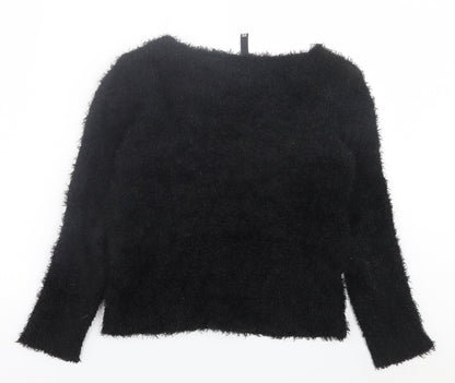 Womens UK Size XS H&M Black Pullover Jumper