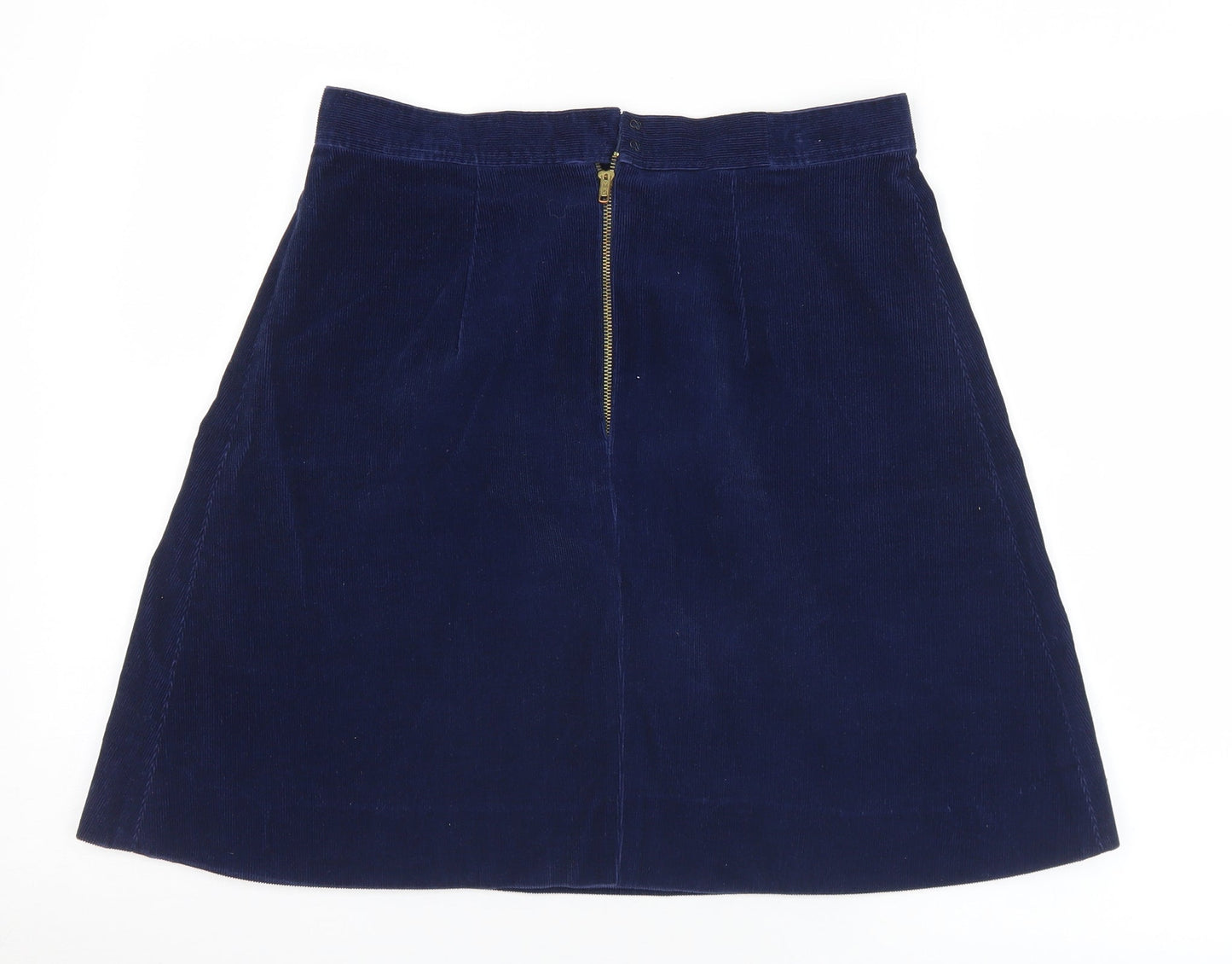 Womens UK Size 30 in Preworn A-Line Velour Skirt
