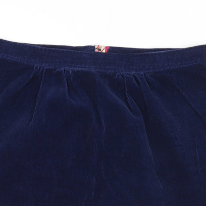 Womens UK Size 30 in Preworn A-Line Velour Skirt