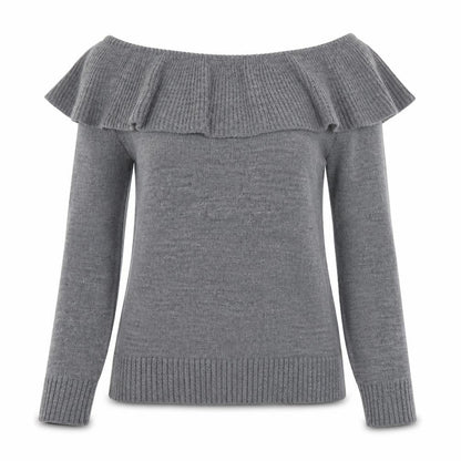 Womens UK Size 8 Boohoo Grey Pullover Jumper