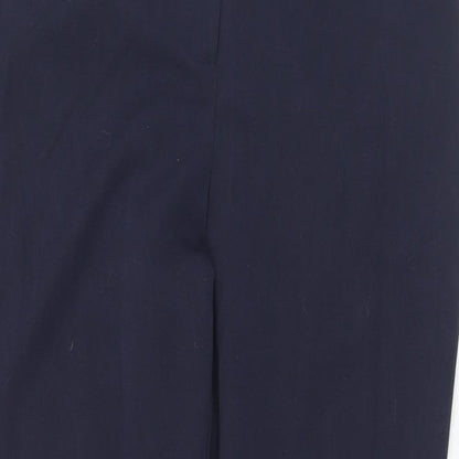 Arcadia Womens Blue  Polyester Trousers  Size 16 L29 in Regular Button
