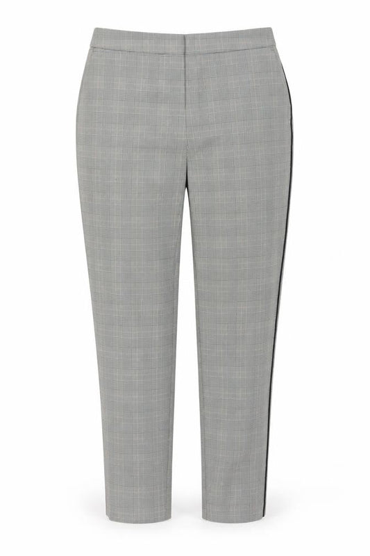 Womens UK Size 10 Nutmeg Regular Fit Dress Pants Grey Trousers