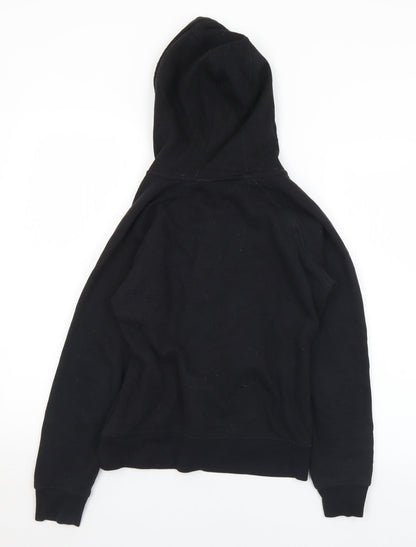 LA Gear Womens Black  Polyester Full Zip Hoodie Size 6  Zip