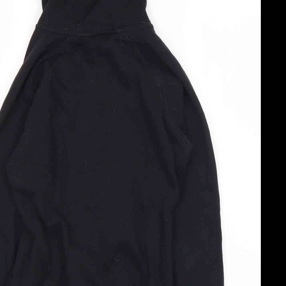 LA Gear Womens Black  Polyester Full Zip Hoodie Size 6  Zip