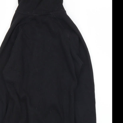LA Gear Womens Black  Polyester Full Zip Hoodie Size 6  Zip