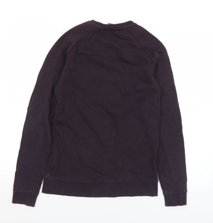 Mens UK Size XS ASOS Black Pullover Sweatshirt