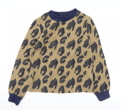 Womens UK Size 8 Marks and Spencer Brown Pullover Jumper