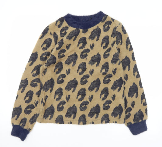 Womens UK Size 8 Marks and Spencer Brown Pullover Jumper