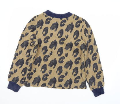 Womens UK Size 8 Marks and Spencer Brown Pullover Jumper