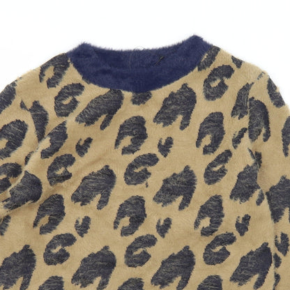 Womens UK Size 8 Marks and Spencer Brown Pullover Jumper