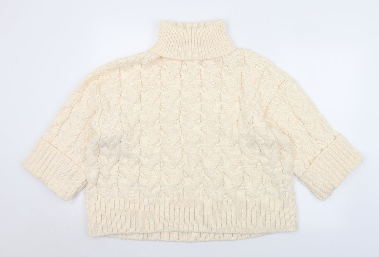 Womens UK Size L H&M Ivory Pullover Jumper