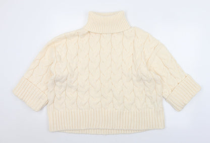 Womens UK Size L H&M Ivory Pullover Jumper