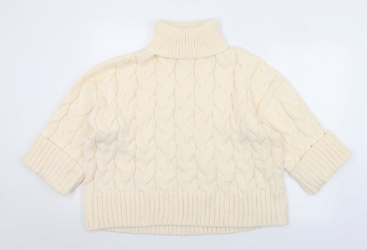 Womens UK Size L H&M Ivory Pullover Jumper