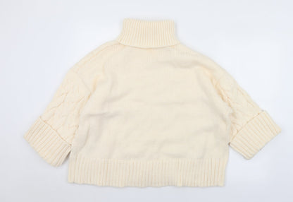 Womens UK Size L H&M Ivory Pullover Jumper