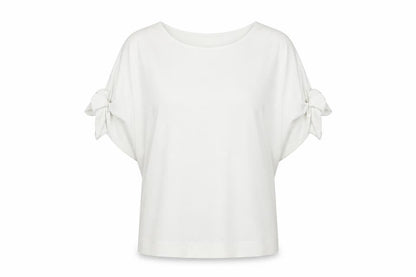 NEXT Womens White  Polyester Jersey T-Shirt Size 12 Round Neck