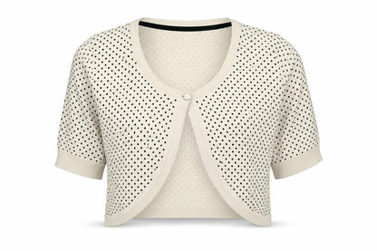 Womens UK Size 14 Marks and Spencer Beige Shrug Jumper