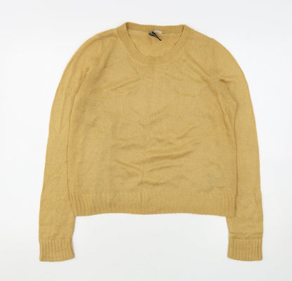 Womens UK Size XS H&M Beige Pullover Jumper