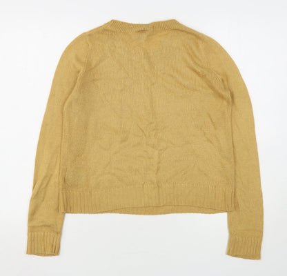 Womens UK Size XS H&M Beige Pullover Jumper