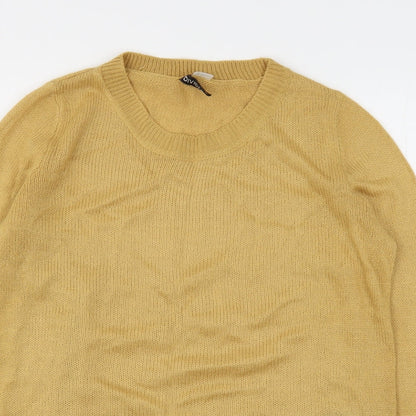 Womens UK Size XS H&M Beige Pullover Jumper
