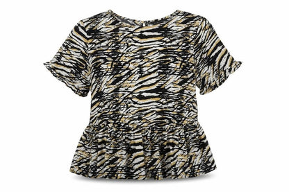 Womens UK Size 6 New Look Multicoloured Basic Blouse