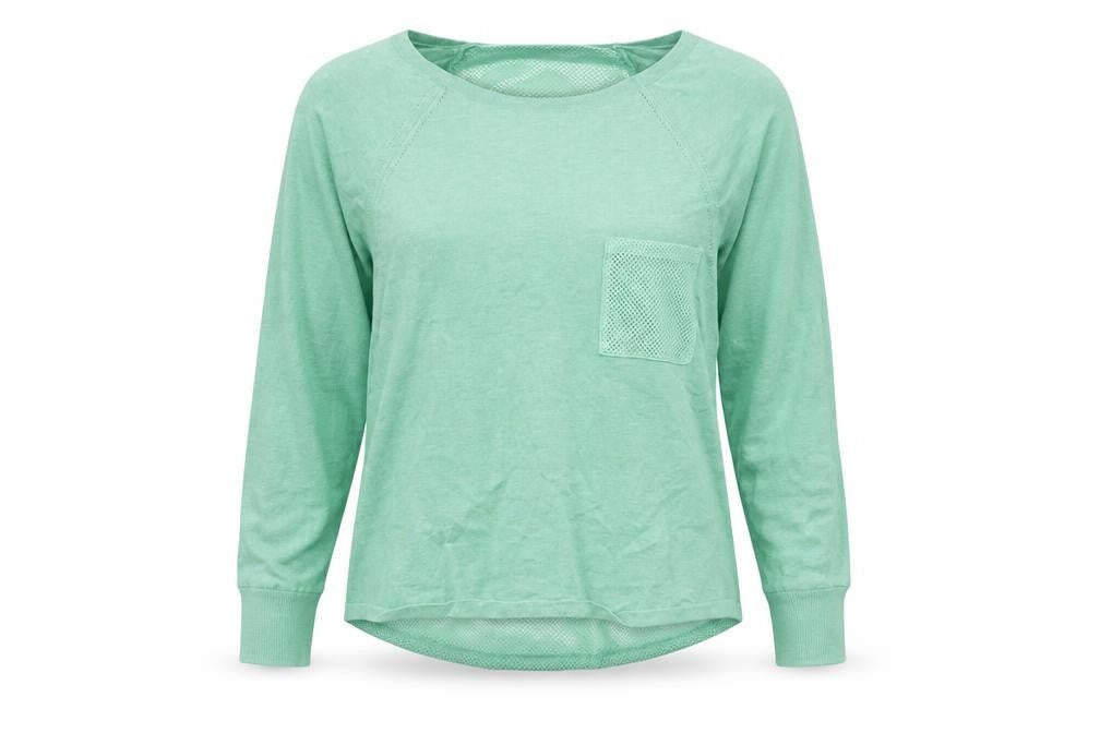 Womens UK Size S Marks and Spencer Green Basic T-Shirt
