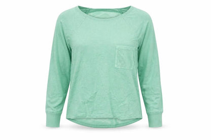 Womens UK Size S Marks and Spencer Green Basic T-Shirt