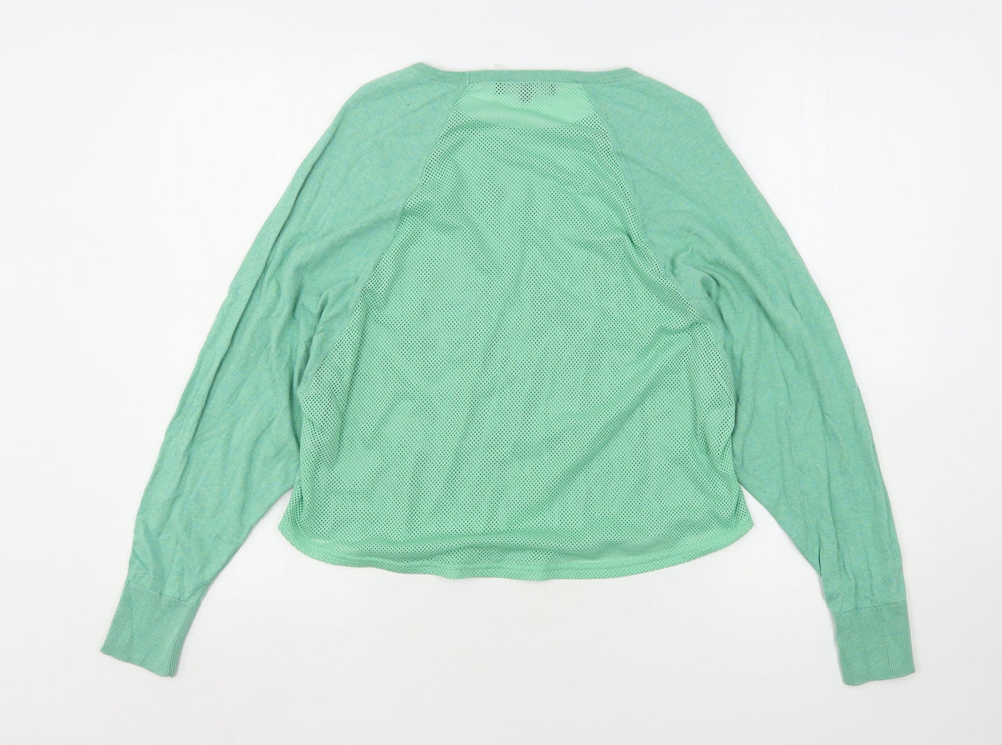 Womens UK Size S Marks and Spencer Green Basic T-Shirt