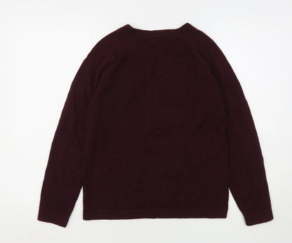 Womens UK Size S Micha Purple Pullover Jumper