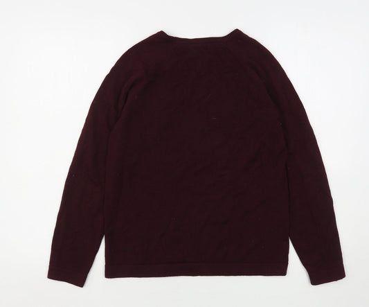 Womens UK Size S Micha Purple Pullover Jumper