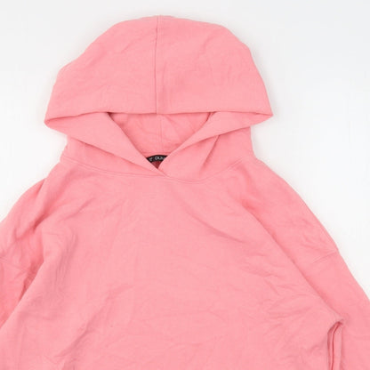 Womens UK Size XS Dunnes Stores Pink Pullover Hoodie