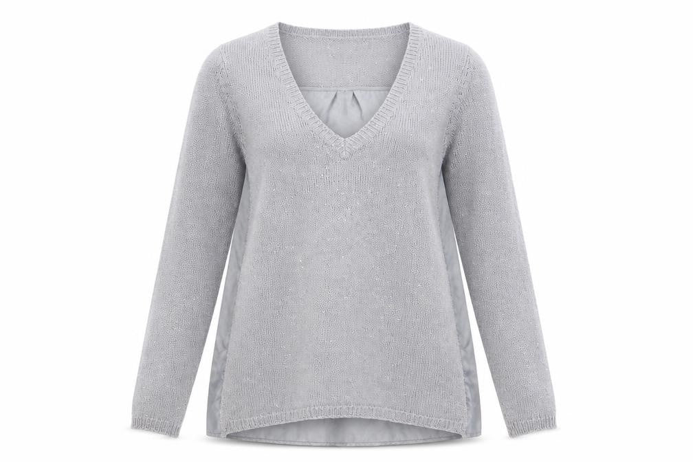 Womens UK Size L Oasis Grey Pullover Jumper
