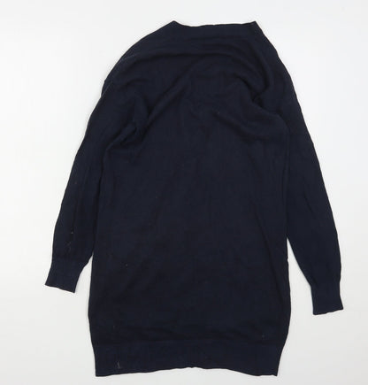 Womens UK Size 8 NEXT Blue Cardigan Jumper