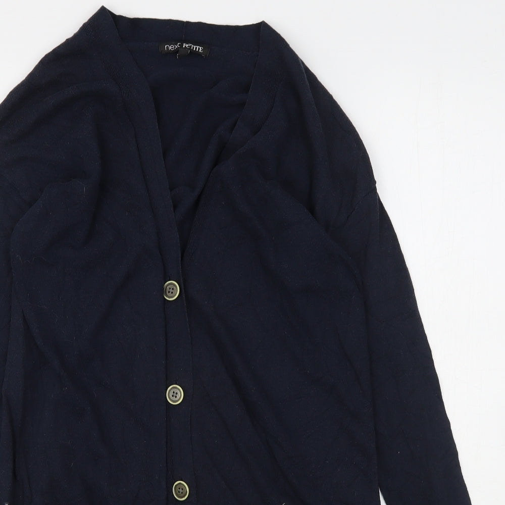 Womens UK Size 8 NEXT Blue Cardigan Jumper