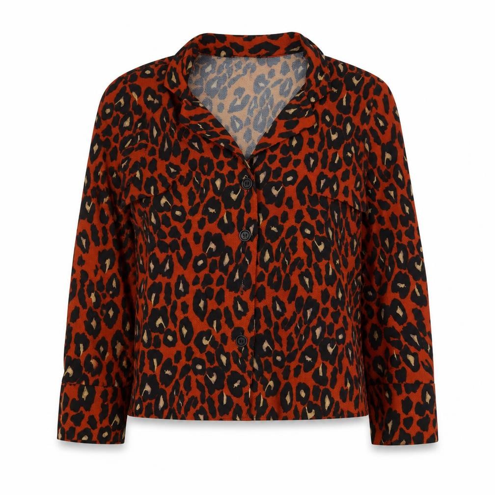 Womens UK Size 6 New Look Orange Basic Blouse